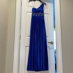 XOXO Royal Blue Prom Dress